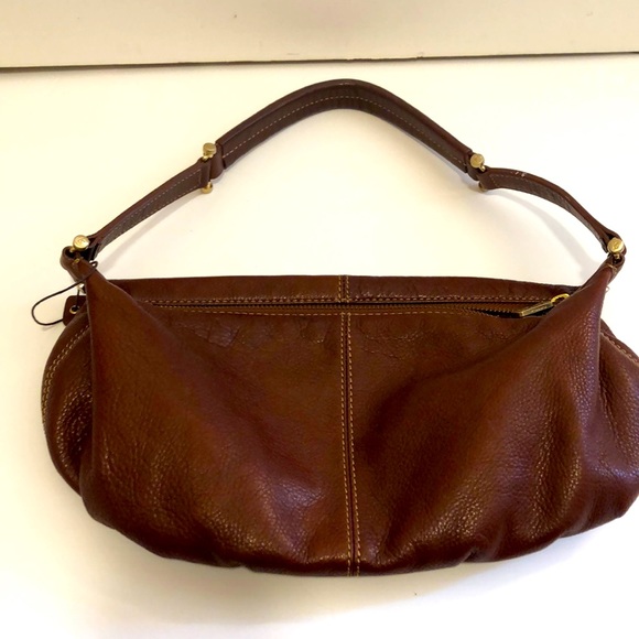 🔵LC LEATHER DARK RUST SMALL SHOULDER BAG - Picture 3 of 9